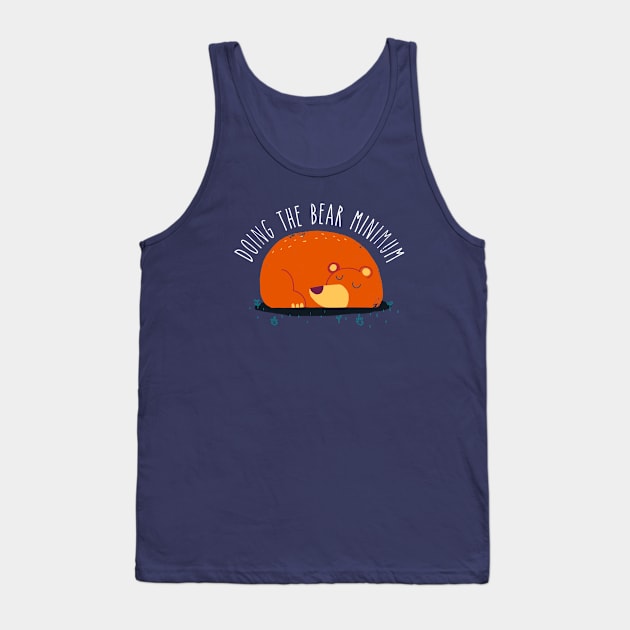 Bear Minimum Tank Top by DinoMike